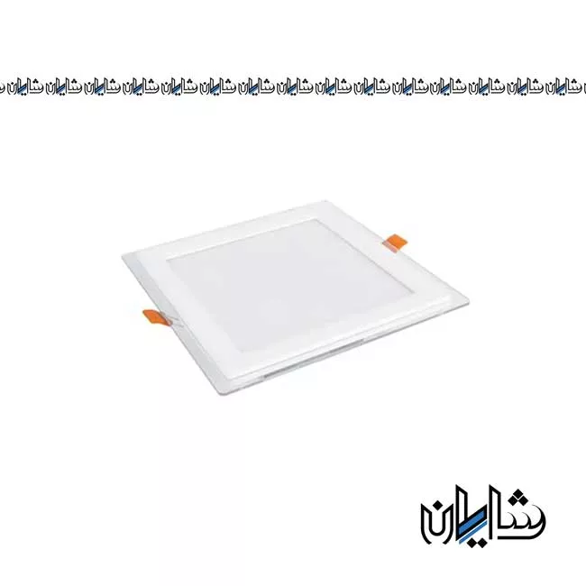 چراغ سقفی توکار مربعی گلاریس 12 پارس شعاع توس