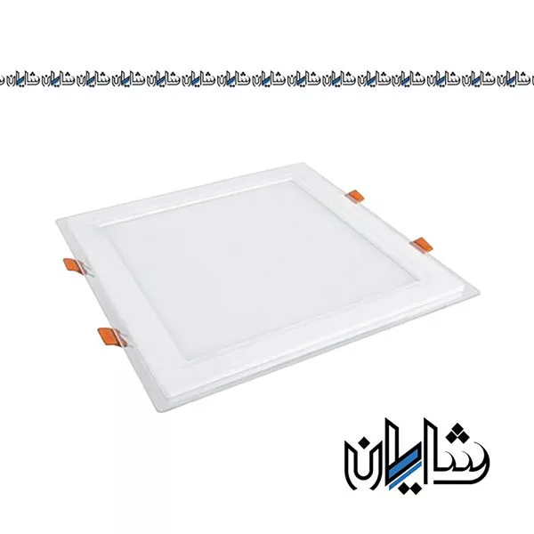 چراغ سقفی توکار مربعی گلاریس 9 وات پارس شعاع توس