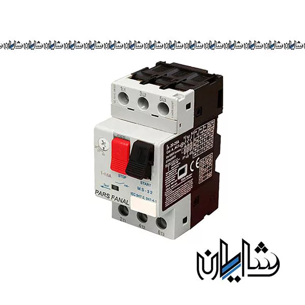 کلید حرارتی 4 تا 6 آمپر پارس فانال مدل MS32
