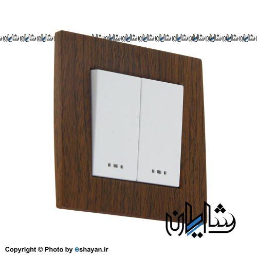 کلید و پریز مدل آسا طرح چوب دلند الکتریک