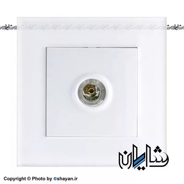 فیش ماهواره تکی دلند الکتریک مدل آسا پلکسی سفید