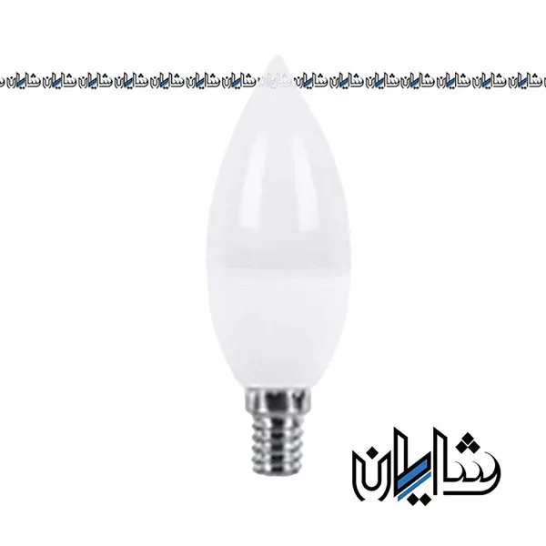 لامپ ال ای دی شمعی 6 وات مات E14 پارس شعاع توس
