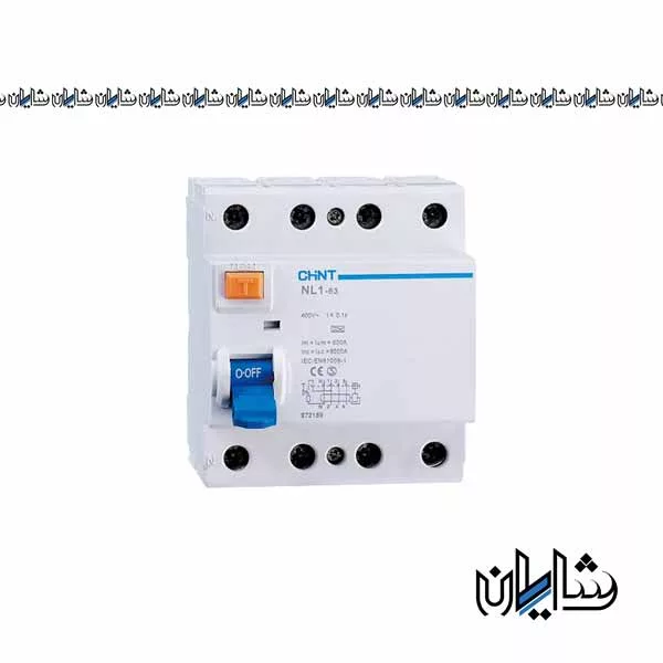 کلید محافظ جان چهار پل 40 آمپر چینت مدل NL1-63