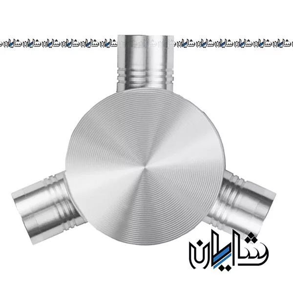 چراغ دکوراتیو سه طرفه لوله ای ماهرخ