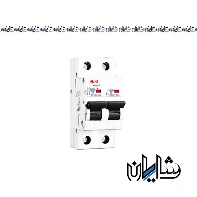 کلید خودکار مینیاتوری یک پل با نول پارس شعاع توس مدل C32A