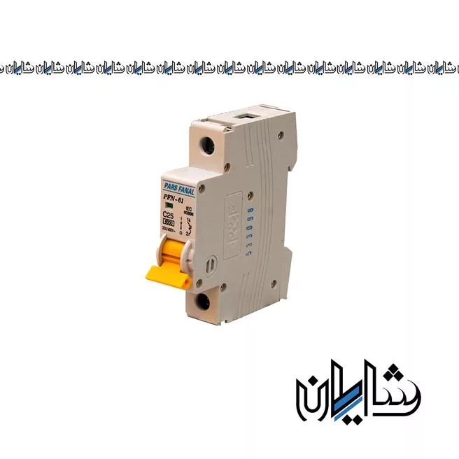 کلید مینیاتوری 20 آمپر پارس فانال مدل PFN-MCB/1P+N