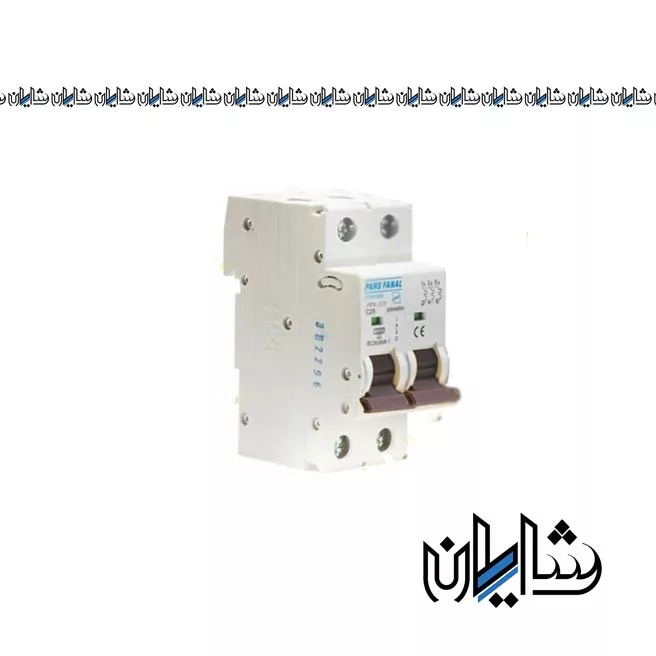 کلید مینیاتوری 50 آمپر دو پل پارس فانال مدل PFN-2P