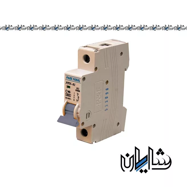 کلید مینیاتوری 50 آمپر پارس فانال مدل PFN-1P+N