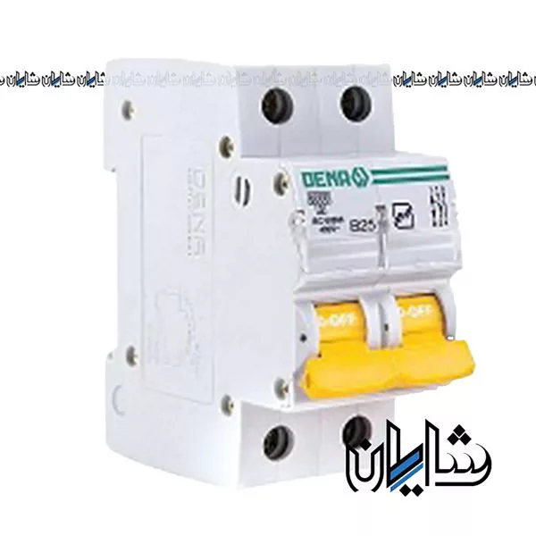 فیوز مینیاتوری 25 آمپر DC 10000 دو پل دنا الکتریک