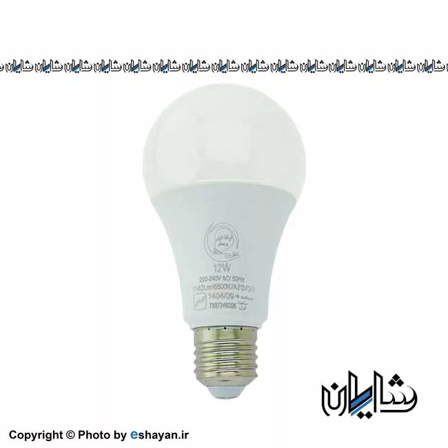 لامپ حبابی 12 وات نیکانور