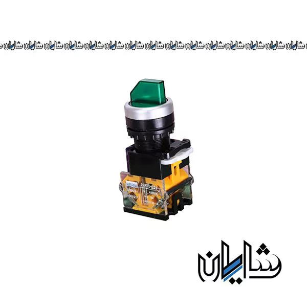 شستی یکطرفه چراغدار 1 0 تک کنتاکت پارس فانال مدل PFP-50