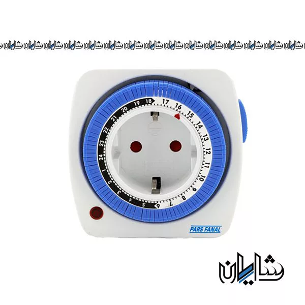 تایمر دو شاخه 24 ساعته پارس فانال مدل PFTG-28