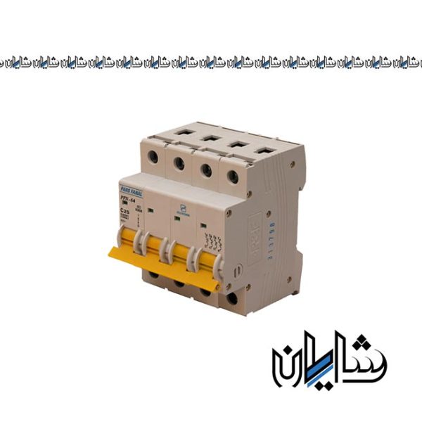 کلید مینیاتوری 16 آمپر چهار پل پارس فانال مدل PFN(10K)-4P