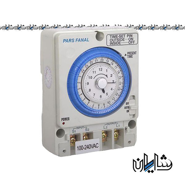 41109تایمر تابلویی ذخیره دار 15 دقیقه ای پارس فانال مدل PFTS-388