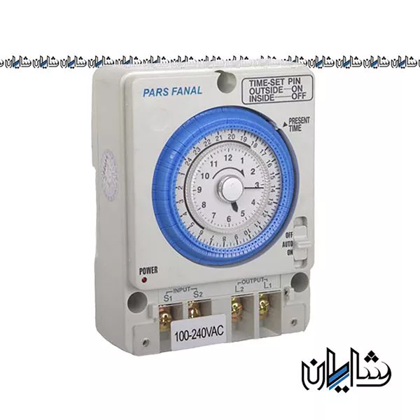 تایمر تابلویی ذخیره دار 15 دقیقه ای پارس فانال مدل PFTS-388