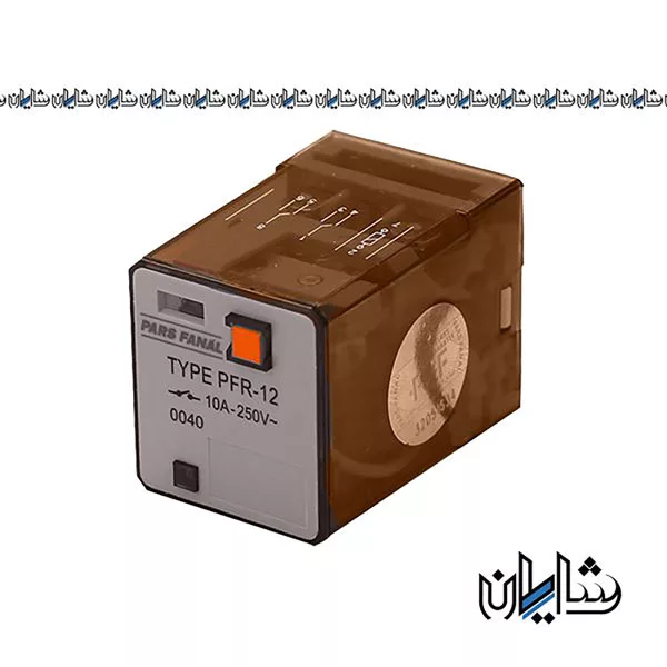 رله شیشه ای دو کنتاکت پارس فانال مدل PFR-12