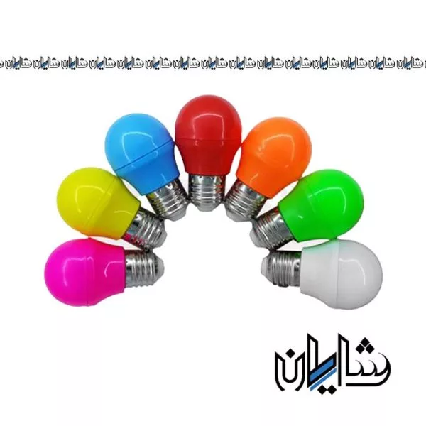 لامپ ال ای دی شب خواب 3 وات هفت رنگ پارس نیرو