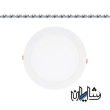 چراغ سقفی توکار اسلندر 18 وات دایره ای پارس شعاع توس