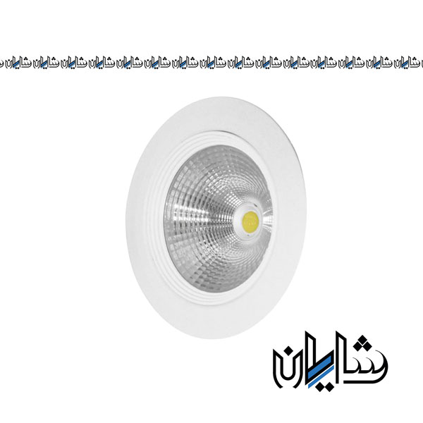 چراغ سقفی توکار پشت سفید 6 وات EDC