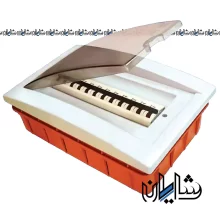 جعبه مینیاتوری 12 فیوز برق سارو مدل SA با ریل فلزی