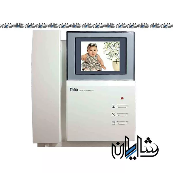آیفون تصویری TDV-1040 تابا با نمایشگر 4/3 اینچ