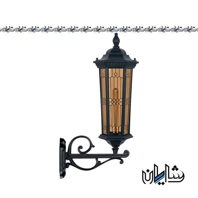 چراغ دیواری سورن طرح دار شاخه T سربالا تکشیدفام