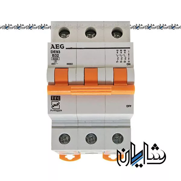 کلید مینیاتوری سه فاز 4 آمپر 4.5 کیلو آمپر توس فیوز|AEG