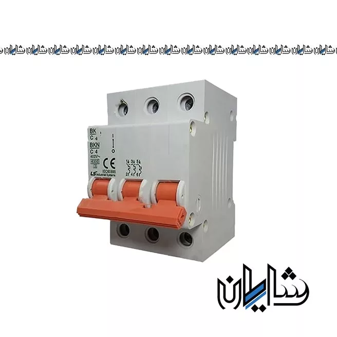 کلید مینیاتوري سه پل 6 آمپر ویسنا مدل 4.5KA