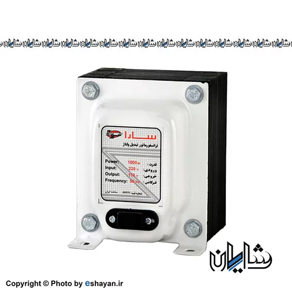 ترانسفورماتور تبدیل 220 به 110 ولت با توان 1000 وات سارا