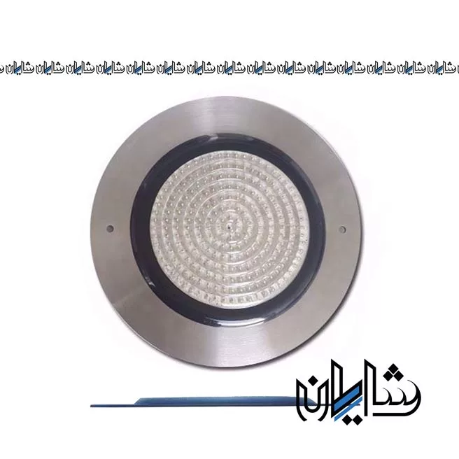 چراغ روکار استخری فوق باریک استیل 15 وات لدمان