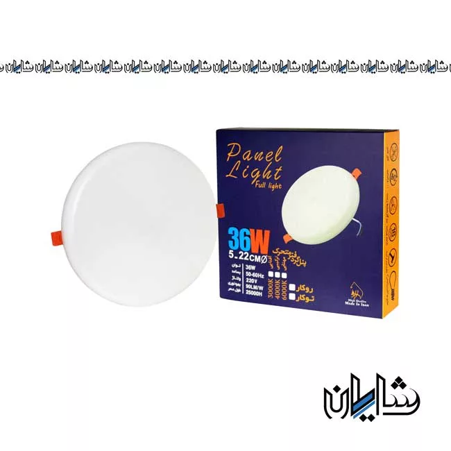 فول لایت توکار 36 وات زانیس