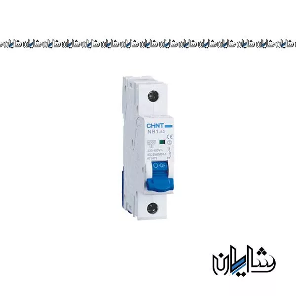 کلید مینیاتوری 63 آمپر تک پل چینت مدل NB1-63