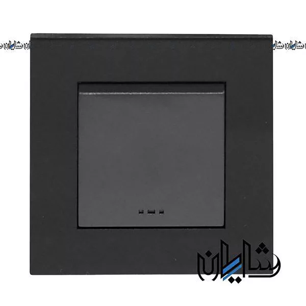 کلید یک پل دلند الکتریک مدل آسا پلکسی مشکی