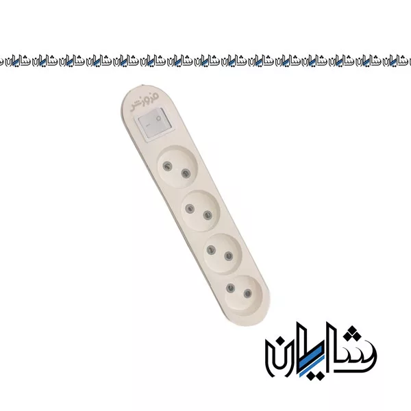 رابط 4 خانه ارت دار فروزش مدل FR354 با کابل 1.8 متر