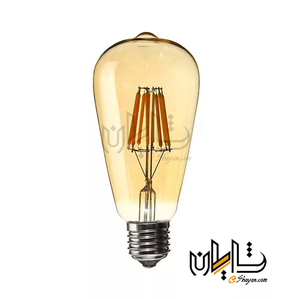 لامپ ال ای دی هالی استار فیلامنتی 8 وات ST64