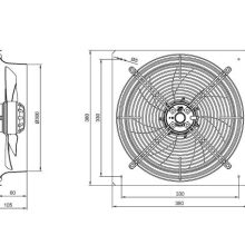 هواکش ایلکا هفت پر فلزی دمنده VIK-30V2S
