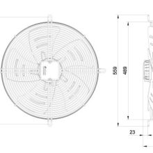 قیمت هواکش ایلکا هفت پر فلزی معکوس دمنده VIK-45A4S2-L