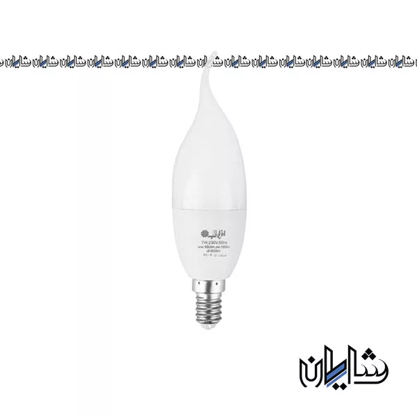 لامپ ال ای دی 7 وات اشکی افراتاب با سرپیچ E14