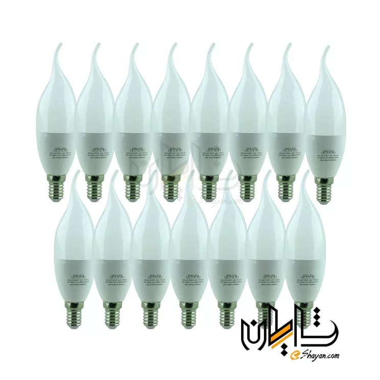 لامپ ال ای دی اشکی هالی استار ۷ وات بسته 15 عددی