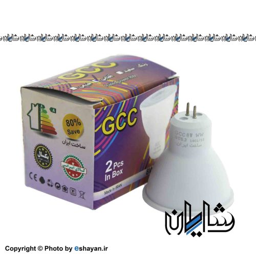 لامپ هالوژن 8 وات سوزنی جی سی سی SMD