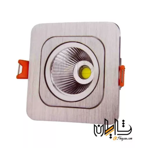 چراغ ال ای دی توکار نمانور 7 وات مربع COB